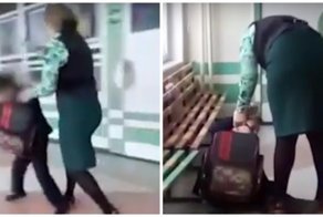Учительница избила ребенка в школьном коридоре