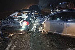 Авария дня. Столкновение трёх машин под Кировском
