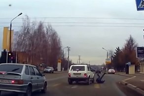 Наезд на нетерпеливых пешеходов в Нижнекамске