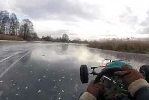 Еххху! Экстремальный картинг по льду