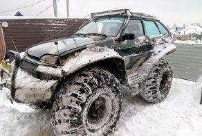 Самодельный внедорожник СКАТ-14 из Кемерово с кузовом от ВАЗа