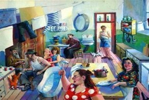 Обычное утро одесской коммунальной квартиры