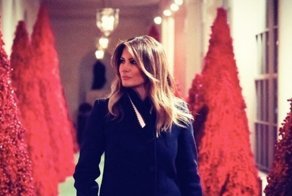 Кровавое коммунистическое Рождество: американцам не очень понравился праздничный дизайн Белого дома