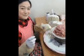 Мастер лепки китайских пельменей