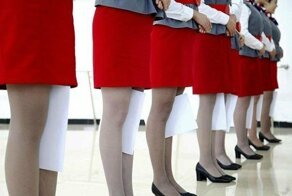 Суровые тренировки китайских стюардесс