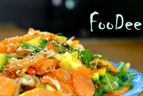 Оригинальный праздничный салат без майонеза