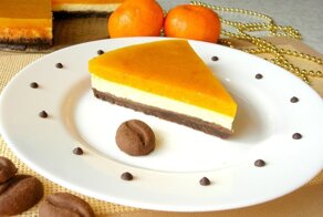 Мандариновый чизкейк