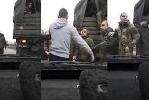 Бессмертный водитель вышел разбираться с целой толпой военных в Краснодаре