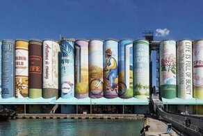 Художники использовали более 850 тыс. литров краски, чтобы превратить южнокорейское зернохранилище в крупнейший в мире мурал