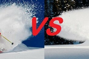 Сноуборд vs лыжи