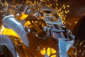 Испытания тормозного суппорта из титана для гиперкара Bugatti