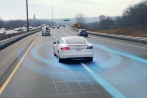 Что видит автопилот с нейронной сетью от Tesla во время движения