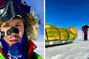 Американец  стал первым человеком, которому в одиночку удалось пересечь Антарктиду