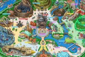 Студия Ghibli показала дизайн тематического парка по мотивам мультфильмов Миядзаки