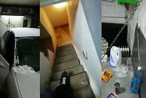 Необычный гараж с сюрпризом в подвальном помещении