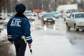 Усталый гаишник