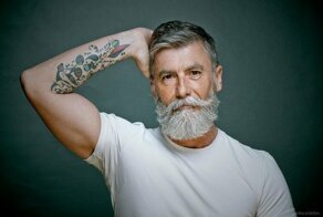 Борода - страшная сила: 60-летний пенсионер исполнил свою мечту и стал моделью