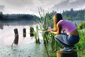 Рыбалка-женское хобби