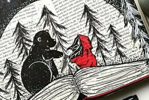Художник из Германии наполняет старые ненужные книги волшебными иллюстрациями, рисуя поверх текста
