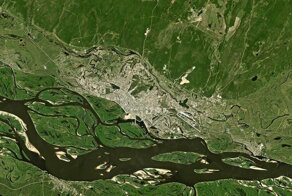 Как выглядит Россия из космоса?