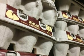 В магазинах стали продавать яица "девятками"