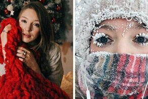 Якутянка спустя год повторила своё знаменитое зимнее фото и рассказала, как добиться такого эффекта