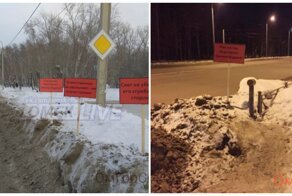 Омичи пытаются бороться с сугробами и властями
