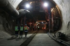 Километровый железнодорожный тоннель проложили на подходах к Крымскому мосту возле Керчи