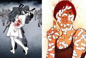 30 провокационных иллюстраций, которые изображают современных женщин