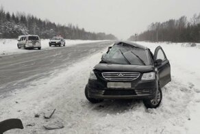 Авария дня. Момент гибели водителя на трассе Пермь - Екатеринбург