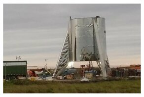 Макет корабля Starship Маска оказался хлипким, и его разрушил ветер