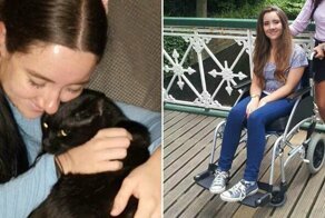 Девушка погладила бездомную кошку и оказалась парализована