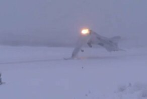 Момент крушения Ту-22М3 в Мурманской области попал на видео