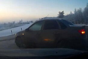 Авария дня. Жестко влетел в бочину Гранте