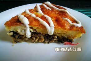 Картофельная запеканка с курицей