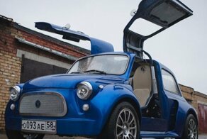 Горбатый "Запорожец" из Пензы с подвеской и двигателем от ВАЗа