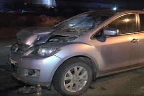 Авария дня. В Калужской области автомобиль сбил двух пешеходов