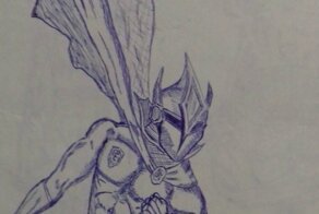 Рисунки школьника: Ручка, тетрадь, 90-е годы 