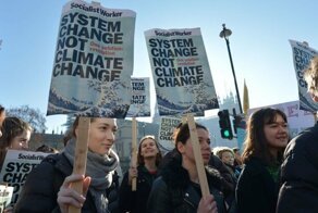 Английские школьники вышли на уличные протесты