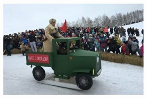 Танк, пивная бочка и валенок: в Тамбове состоялся фестиваль креативных санок