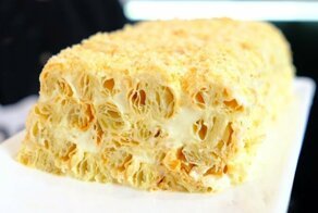 Быстрый торт Наполеон из 3 ингредиентов