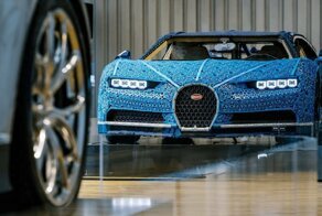 В стиле кубизм. Как построить ездящий Bugatti Chiron из Lego
