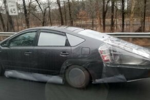 В США замечен самый странный Prius с невероятным аэродинамическим пакетом