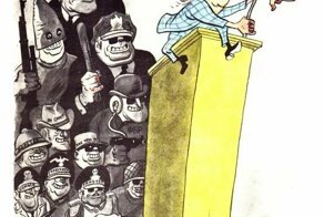 Старая политическая карикатура