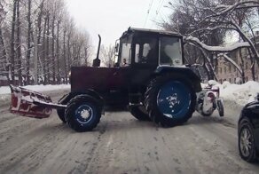 Столкновение с трактором в Самаре
