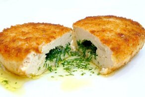Куриные котлеты со сливочным маслом