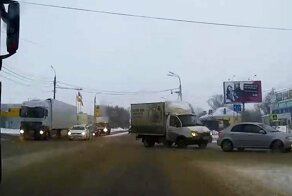 Столкновение с ГАЗелью в Орле
