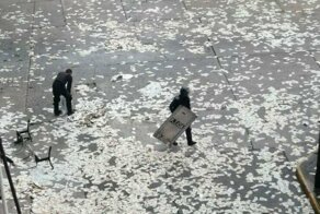 В Венесуэле ограбили банк, а потом сожгли эти деньги, чтобы показать что они им не нужны