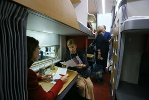 На понедельник намечен первый рейс нового плацкартного вагона