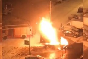 Сожжение авто на парковке местные жители оценили положительно
